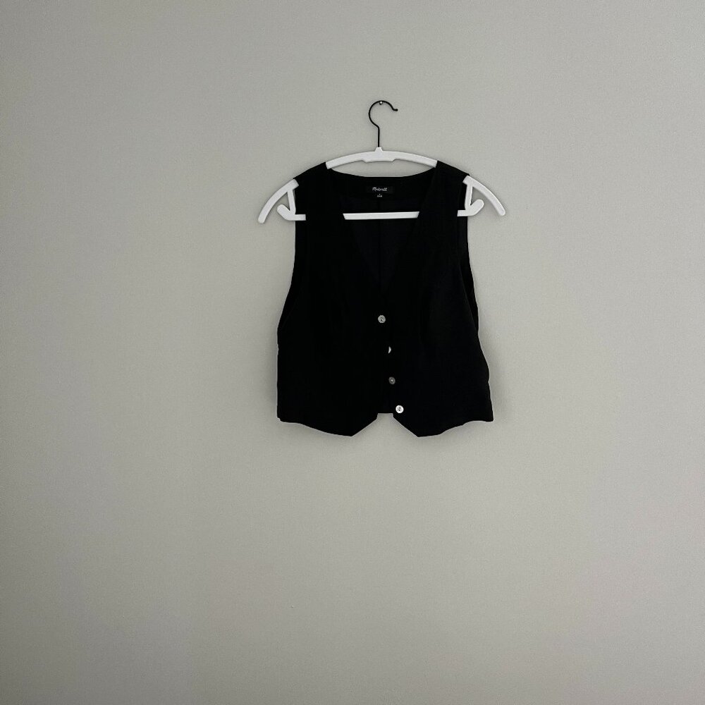 Madewell Katrina Crop Vest Top in Softdrape